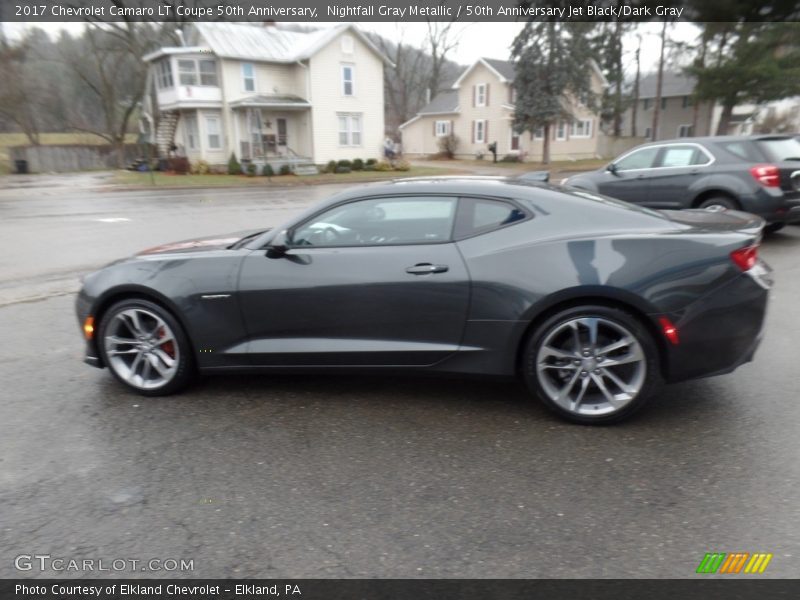 Nightfall Gray Metallic / 50th Anniversary Jet Black/Dark Gray 2017 Chevrolet Camaro LT Coupe 50th Anniversary