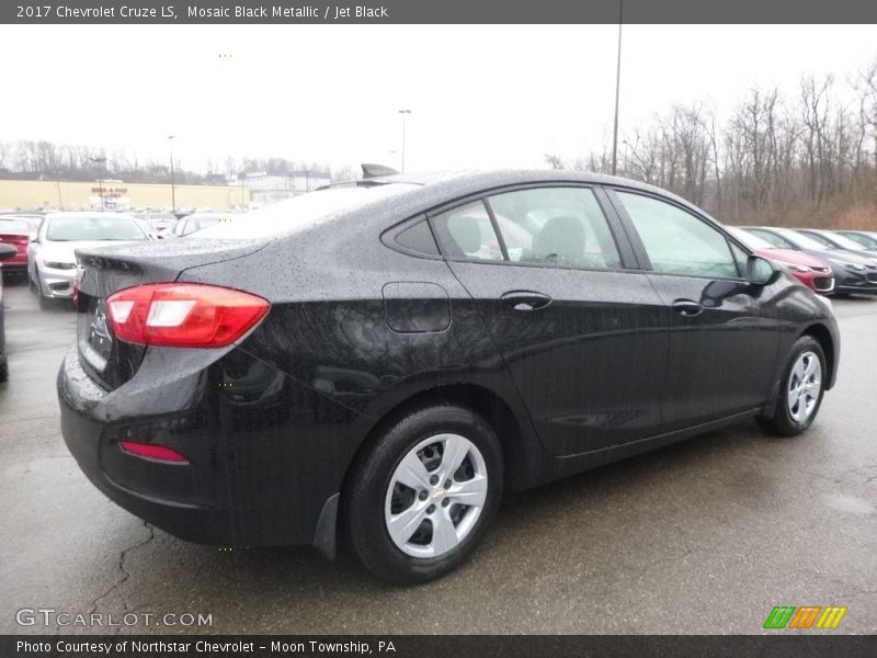 Mosaic Black Metallic / Jet Black 2017 Chevrolet Cruze LS