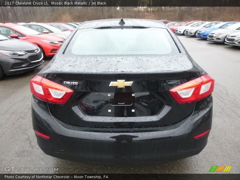 Mosaic Black Metallic / Jet Black 2017 Chevrolet Cruze LS