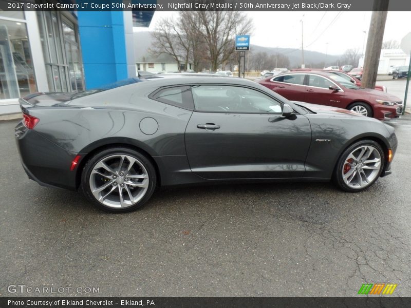Nightfall Gray Metallic / 50th Anniversary Jet Black/Dark Gray 2017 Chevrolet Camaro LT Coupe 50th Anniversary