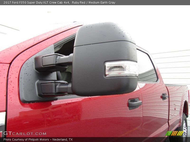 Ruby Red / Medium Earth Gray 2017 Ford F350 Super Duty XLT Crew Cab 4x4