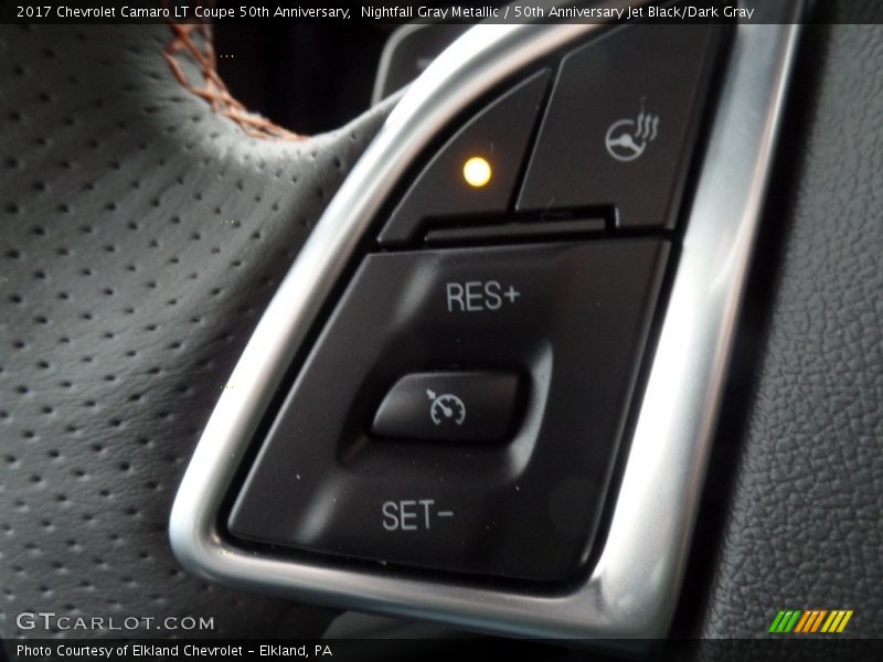 Nightfall Gray Metallic / 50th Anniversary Jet Black/Dark Gray 2017 Chevrolet Camaro LT Coupe 50th Anniversary