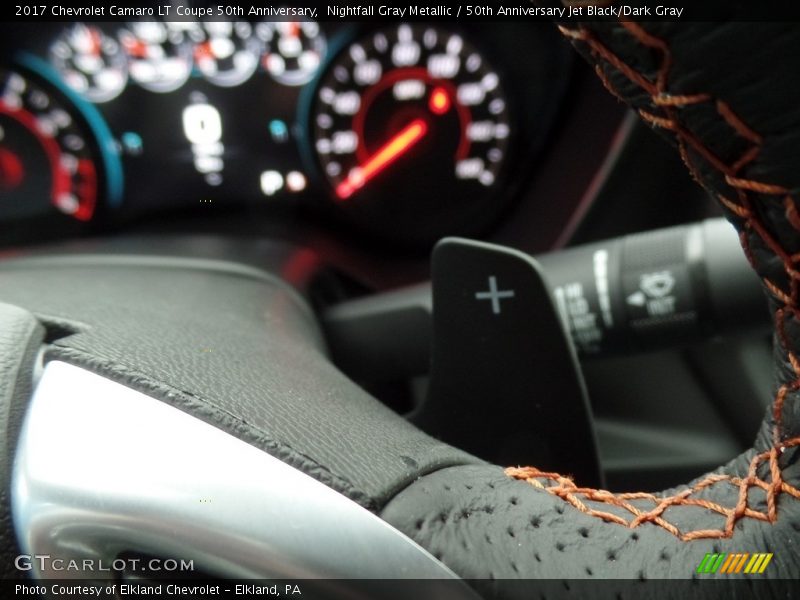 Nightfall Gray Metallic / 50th Anniversary Jet Black/Dark Gray 2017 Chevrolet Camaro LT Coupe 50th Anniversary