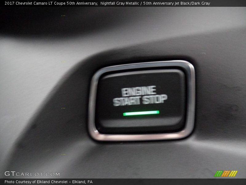 Nightfall Gray Metallic / 50th Anniversary Jet Black/Dark Gray 2017 Chevrolet Camaro LT Coupe 50th Anniversary