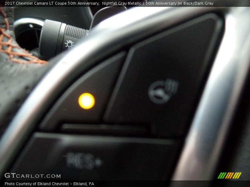 Nightfall Gray Metallic / 50th Anniversary Jet Black/Dark Gray 2017 Chevrolet Camaro LT Coupe 50th Anniversary