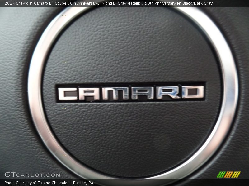 Nightfall Gray Metallic / 50th Anniversary Jet Black/Dark Gray 2017 Chevrolet Camaro LT Coupe 50th Anniversary