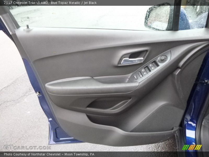 Blue Topaz Metallic / Jet Black 2017 Chevrolet Trax LS AWD
