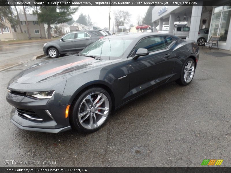 Nightfall Gray Metallic / 50th Anniversary Jet Black/Dark Gray 2017 Chevrolet Camaro LT Coupe 50th Anniversary