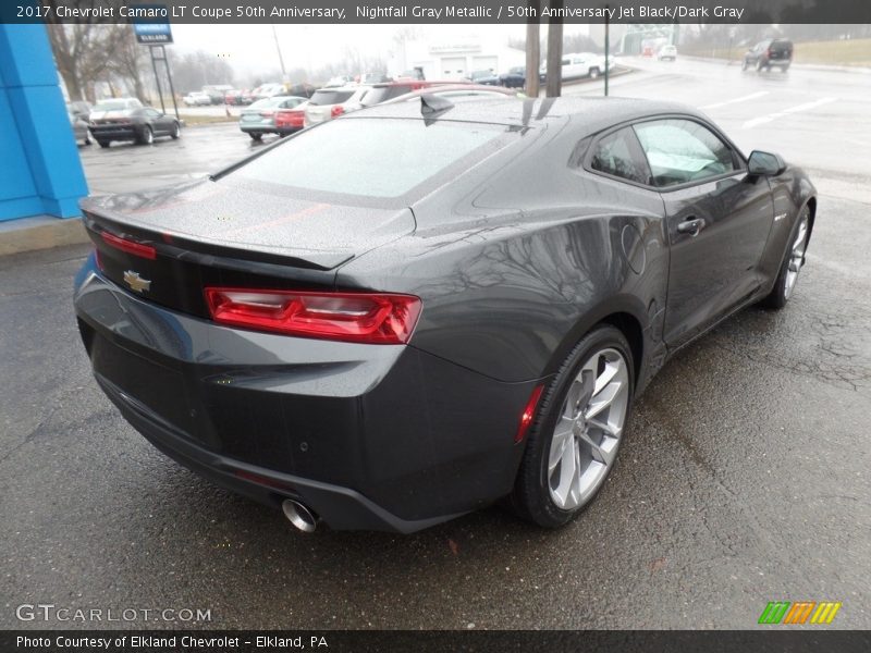 Nightfall Gray Metallic / 50th Anniversary Jet Black/Dark Gray 2017 Chevrolet Camaro LT Coupe 50th Anniversary