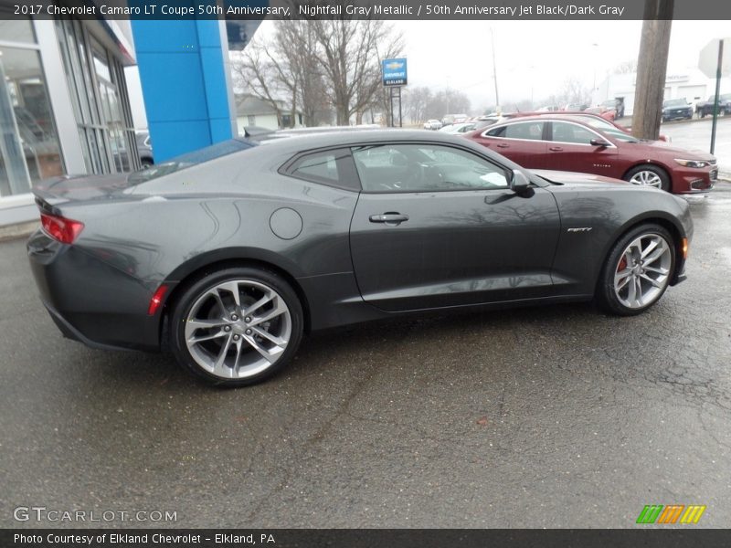 Nightfall Gray Metallic / 50th Anniversary Jet Black/Dark Gray 2017 Chevrolet Camaro LT Coupe 50th Anniversary