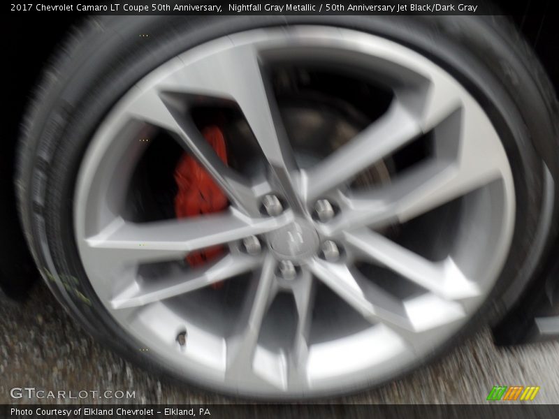 Nightfall Gray Metallic / 50th Anniversary Jet Black/Dark Gray 2017 Chevrolet Camaro LT Coupe 50th Anniversary