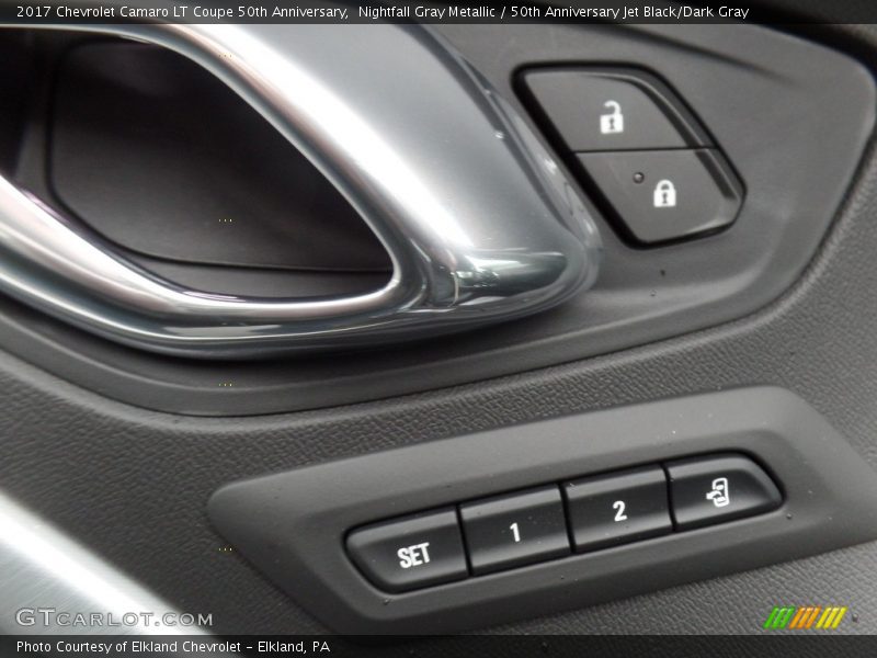 Nightfall Gray Metallic / 50th Anniversary Jet Black/Dark Gray 2017 Chevrolet Camaro LT Coupe 50th Anniversary