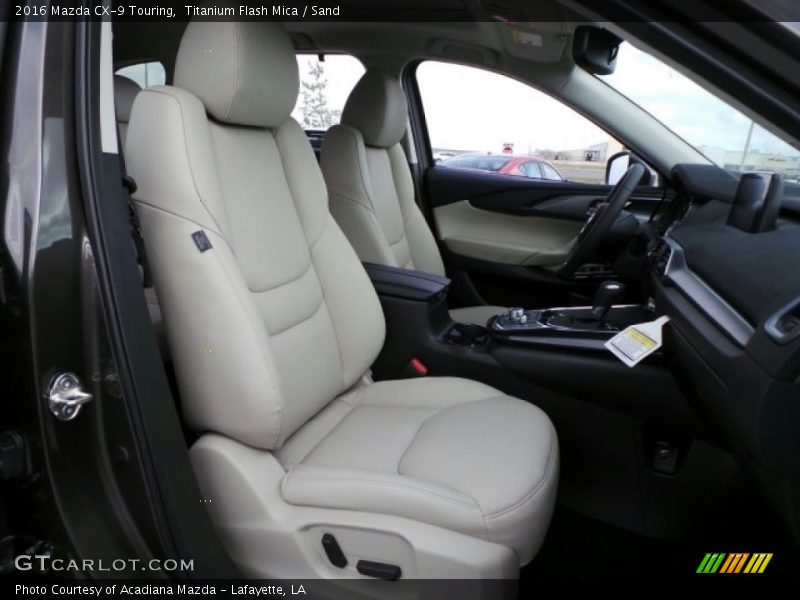 Front Seat of 2016 CX-9 Touring