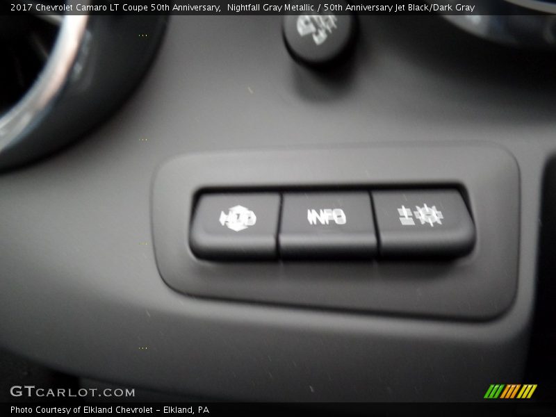 Nightfall Gray Metallic / 50th Anniversary Jet Black/Dark Gray 2017 Chevrolet Camaro LT Coupe 50th Anniversary