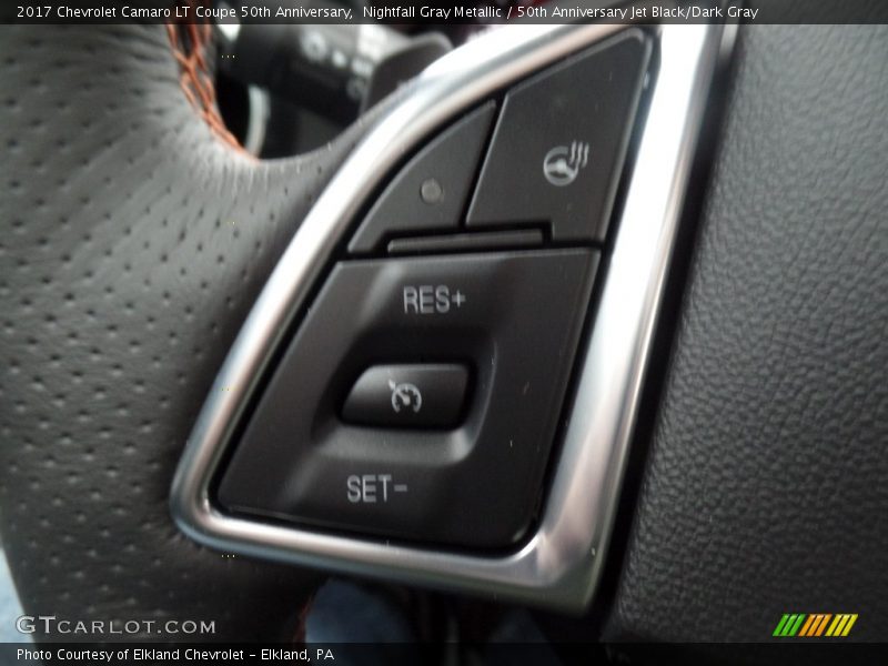Nightfall Gray Metallic / 50th Anniversary Jet Black/Dark Gray 2017 Chevrolet Camaro LT Coupe 50th Anniversary