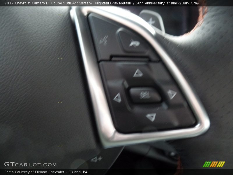 Nightfall Gray Metallic / 50th Anniversary Jet Black/Dark Gray 2017 Chevrolet Camaro LT Coupe 50th Anniversary