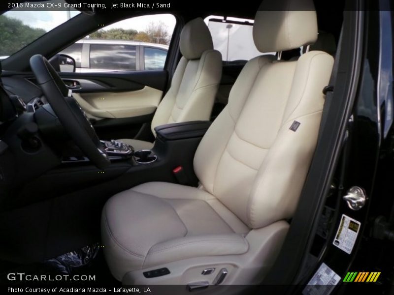 Front Seat of 2016 CX-9 Grand Touring