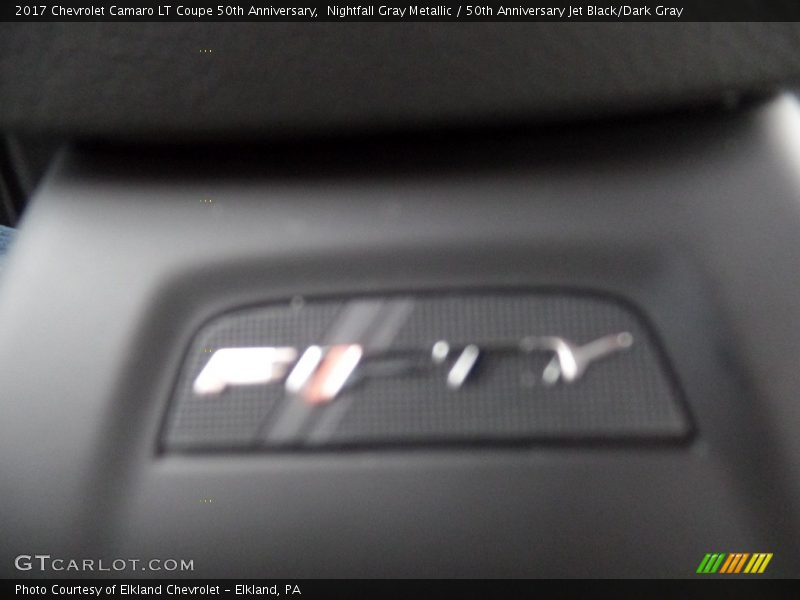 Nightfall Gray Metallic / 50th Anniversary Jet Black/Dark Gray 2017 Chevrolet Camaro LT Coupe 50th Anniversary