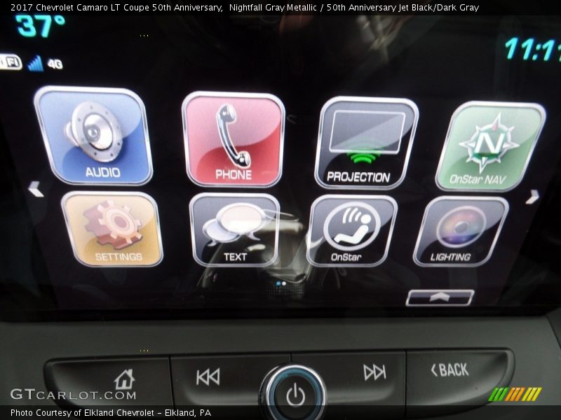 Nightfall Gray Metallic / 50th Anniversary Jet Black/Dark Gray 2017 Chevrolet Camaro LT Coupe 50th Anniversary