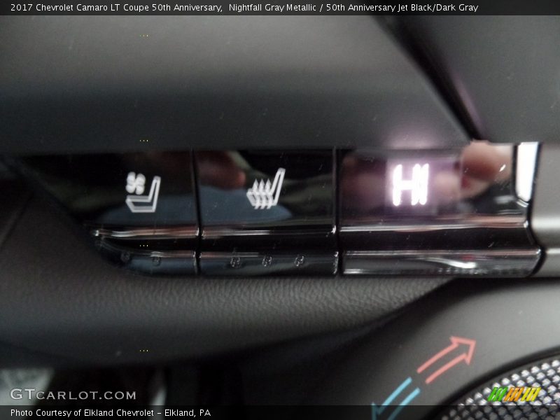 Nightfall Gray Metallic / 50th Anniversary Jet Black/Dark Gray 2017 Chevrolet Camaro LT Coupe 50th Anniversary