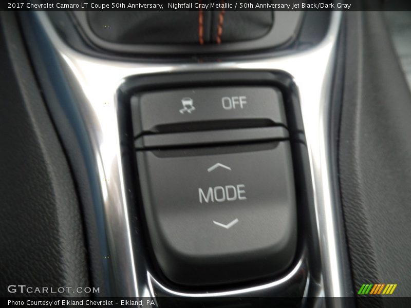 Nightfall Gray Metallic / 50th Anniversary Jet Black/Dark Gray 2017 Chevrolet Camaro LT Coupe 50th Anniversary