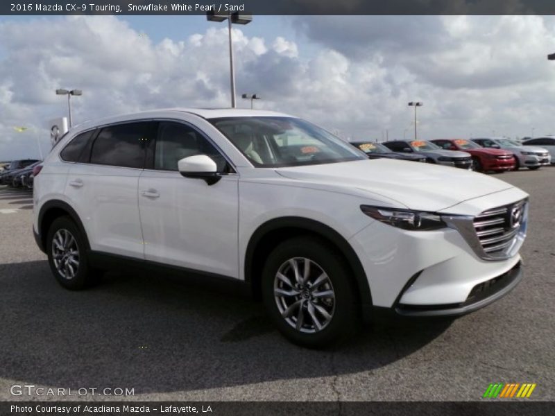 Snowflake White Pearl / Sand 2016 Mazda CX-9 Touring
