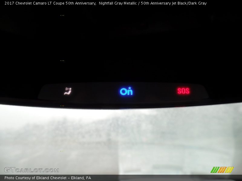 Nightfall Gray Metallic / 50th Anniversary Jet Black/Dark Gray 2017 Chevrolet Camaro LT Coupe 50th Anniversary