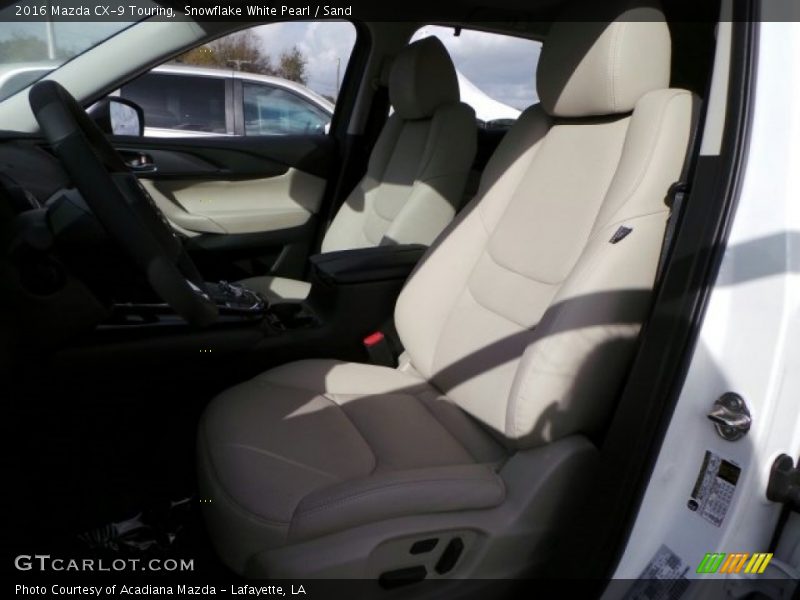 Snowflake White Pearl / Sand 2016 Mazda CX-9 Touring