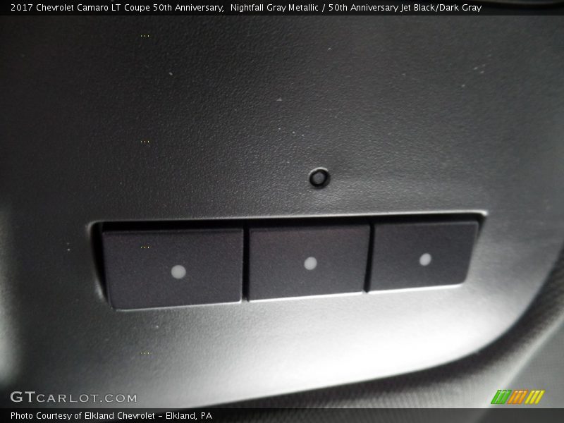 Nightfall Gray Metallic / 50th Anniversary Jet Black/Dark Gray 2017 Chevrolet Camaro LT Coupe 50th Anniversary