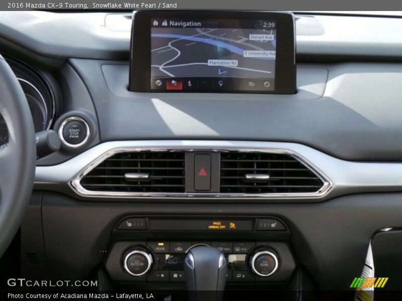Snowflake White Pearl / Sand 2016 Mazda CX-9 Touring