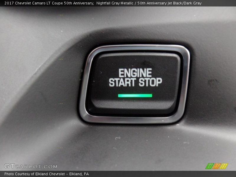 Nightfall Gray Metallic / 50th Anniversary Jet Black/Dark Gray 2017 Chevrolet Camaro LT Coupe 50th Anniversary