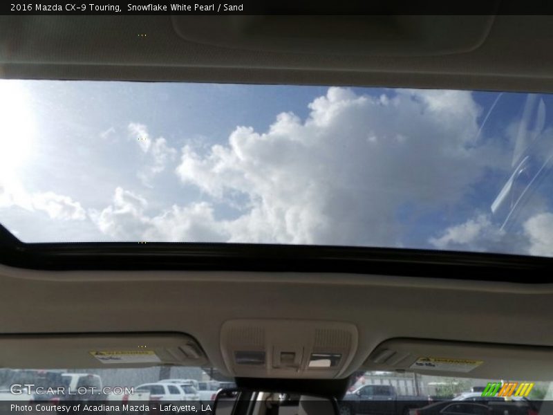 Snowflake White Pearl / Sand 2016 Mazda CX-9 Touring