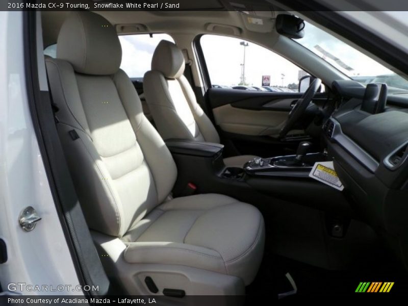 Snowflake White Pearl / Sand 2016 Mazda CX-9 Touring