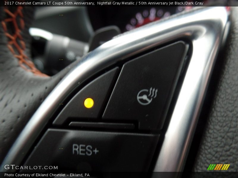 Nightfall Gray Metallic / 50th Anniversary Jet Black/Dark Gray 2017 Chevrolet Camaro LT Coupe 50th Anniversary