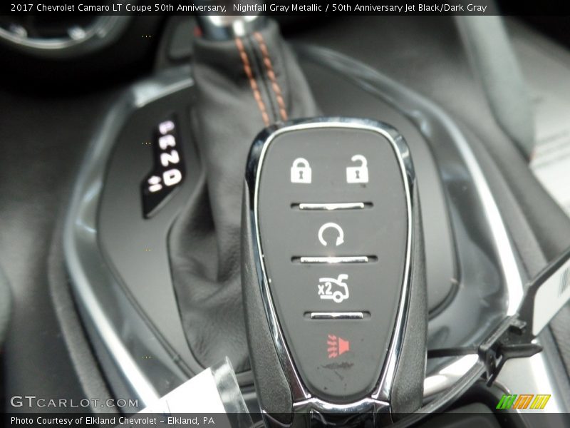 Nightfall Gray Metallic / 50th Anniversary Jet Black/Dark Gray 2017 Chevrolet Camaro LT Coupe 50th Anniversary