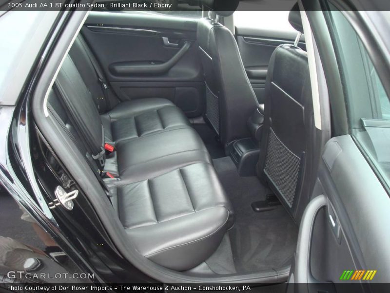 Brilliant Black / Ebony 2005 Audi A4 1.8T quattro Sedan