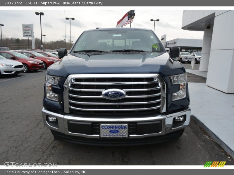 Blue Jeans / Earth Gray 2017 Ford F150 XLT SuperCrew