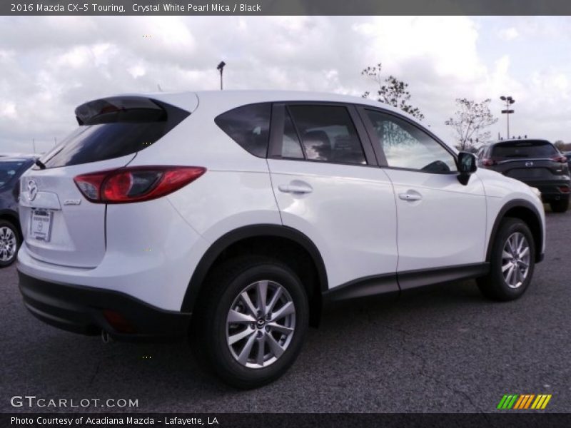 Crystal White Pearl Mica / Black 2016 Mazda CX-5 Touring