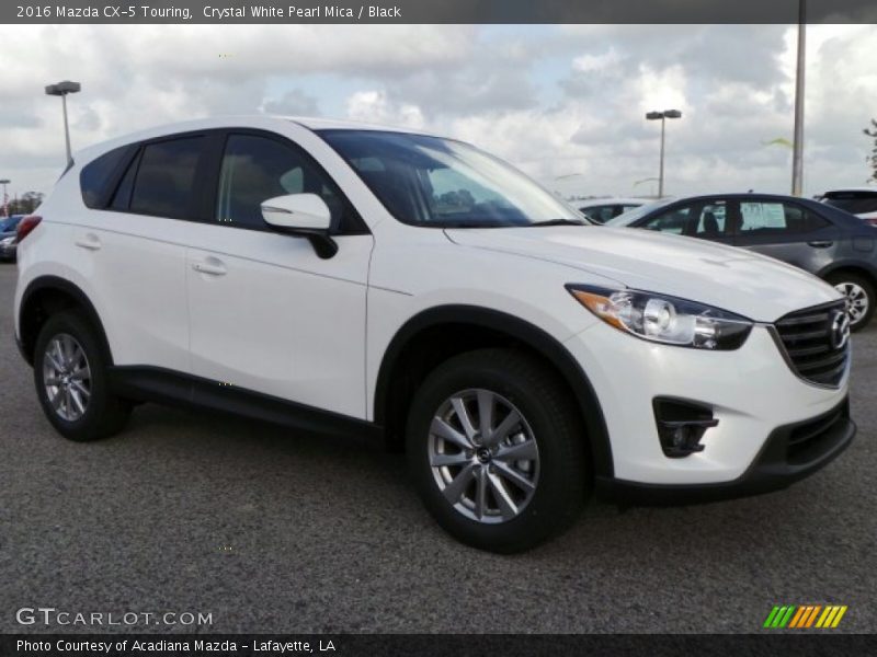 Crystal White Pearl Mica / Black 2016 Mazda CX-5 Touring