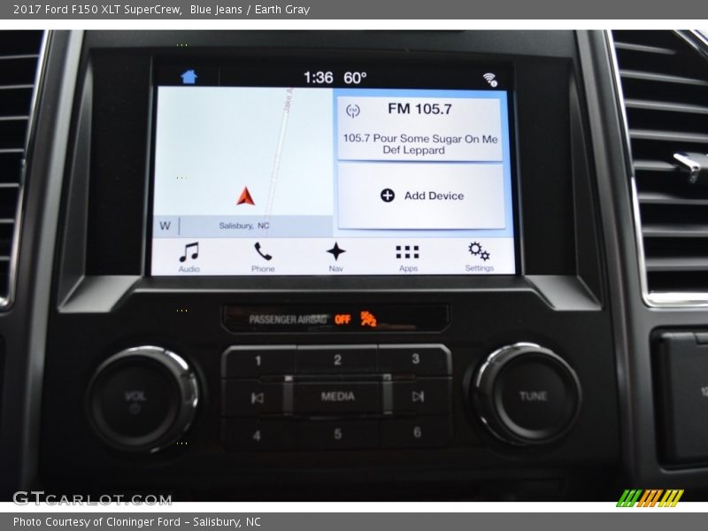 Navigation of 2017 F150 XLT SuperCrew