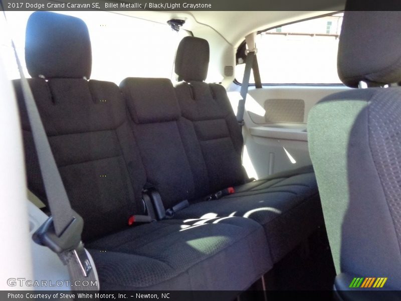 Billet Metallic / Black/Light Graystone 2017 Dodge Grand Caravan SE