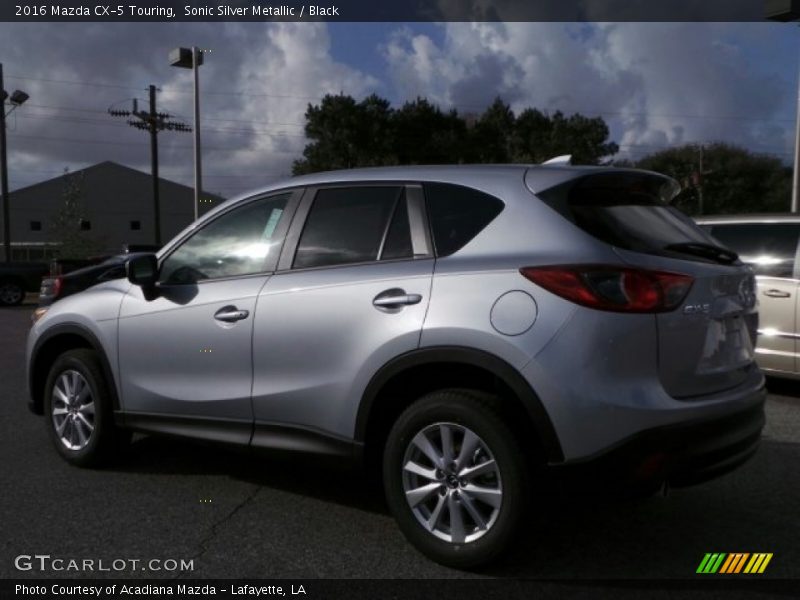 Sonic Silver Metallic / Black 2016 Mazda CX-5 Touring