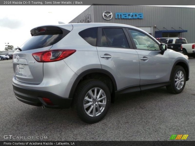 Sonic Silver Metallic / Black 2016 Mazda CX-5 Touring