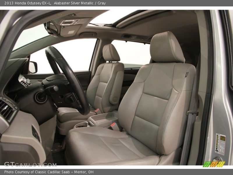 Alabaster Silver Metallic / Gray 2013 Honda Odyssey EX-L