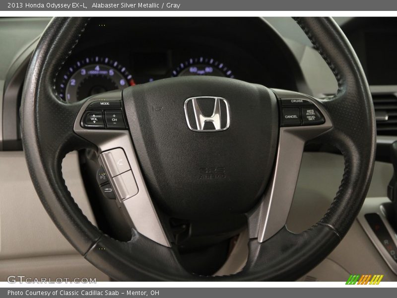 Alabaster Silver Metallic / Gray 2013 Honda Odyssey EX-L