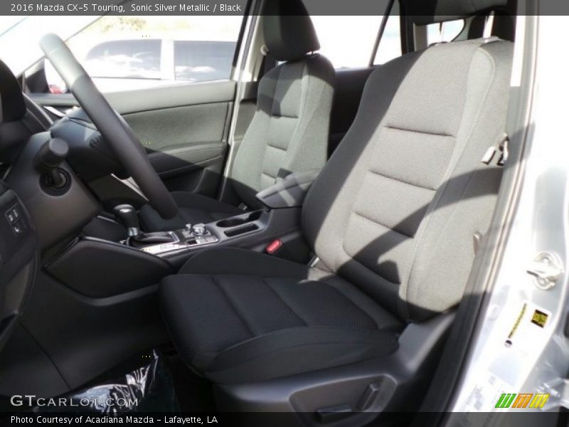 Sonic Silver Metallic / Black 2016 Mazda CX-5 Touring