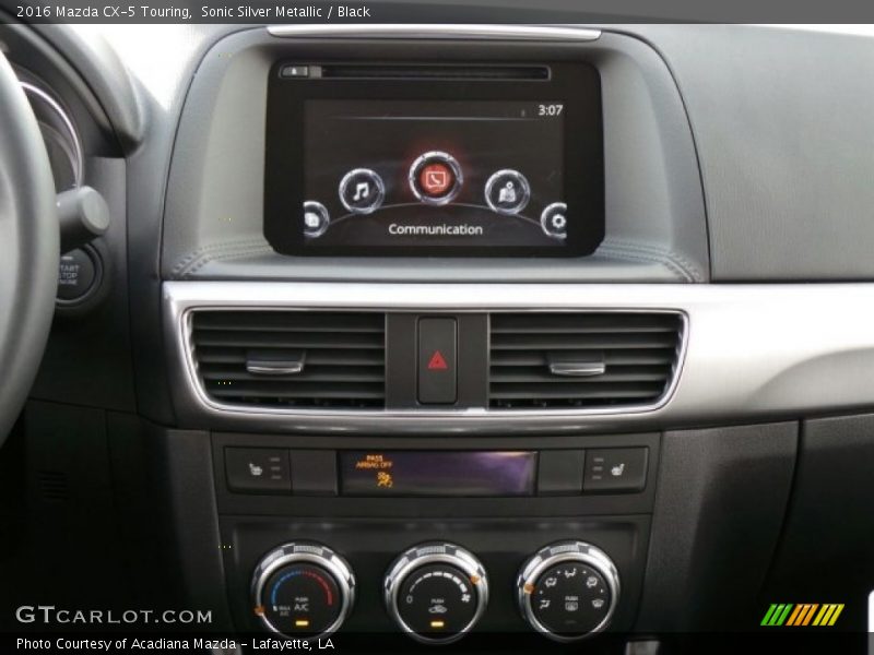 Sonic Silver Metallic / Black 2016 Mazda CX-5 Touring