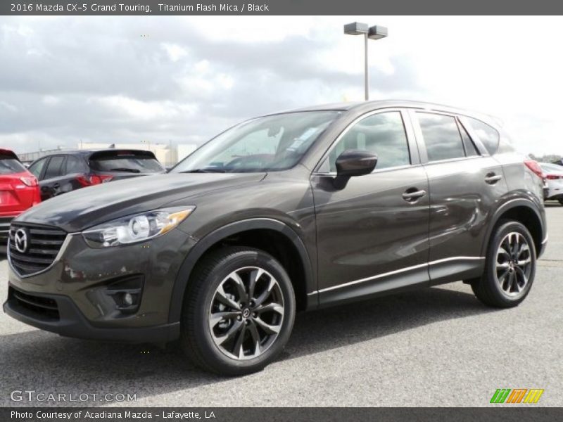 Titanium Flash Mica / Black 2016 Mazda CX-5 Grand Touring