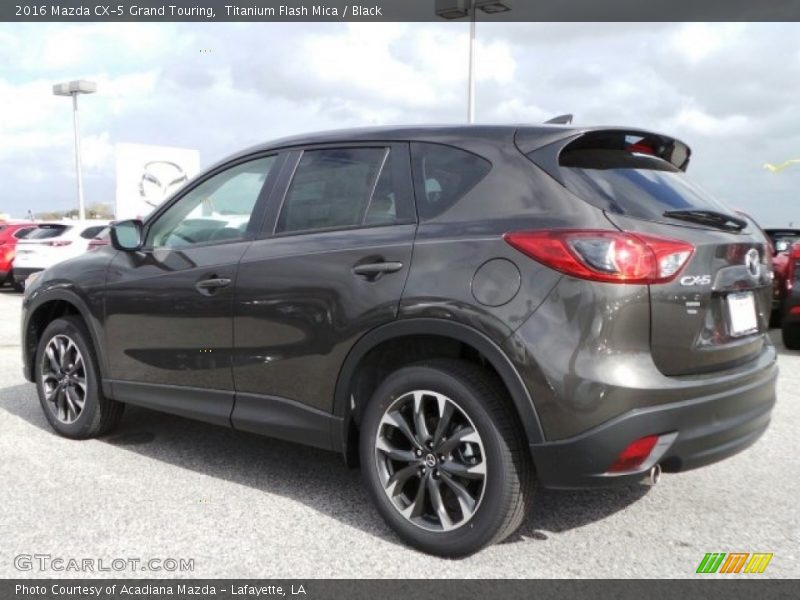 Titanium Flash Mica / Black 2016 Mazda CX-5 Grand Touring