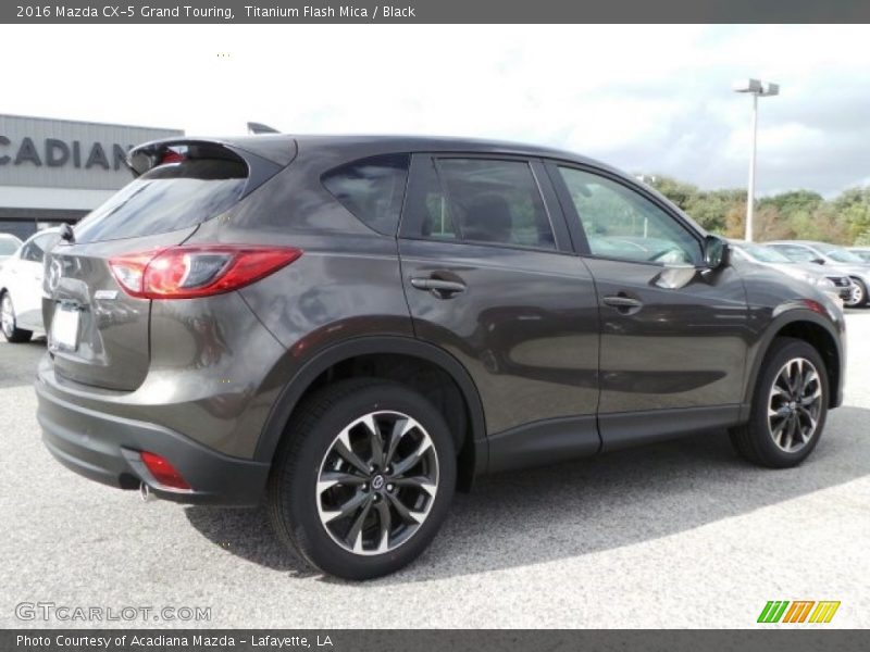 Titanium Flash Mica / Black 2016 Mazda CX-5 Grand Touring